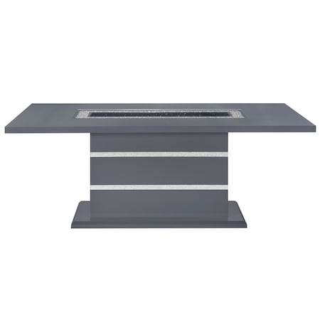 Global Furniture Usa MONACO DARK GREY DINING TABLE 6450